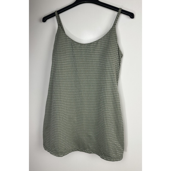 Andie The Amalfi One-Piece Swim Dress Seagrass Green Anthro Houndstooth Size XL - Picture 11 of 12